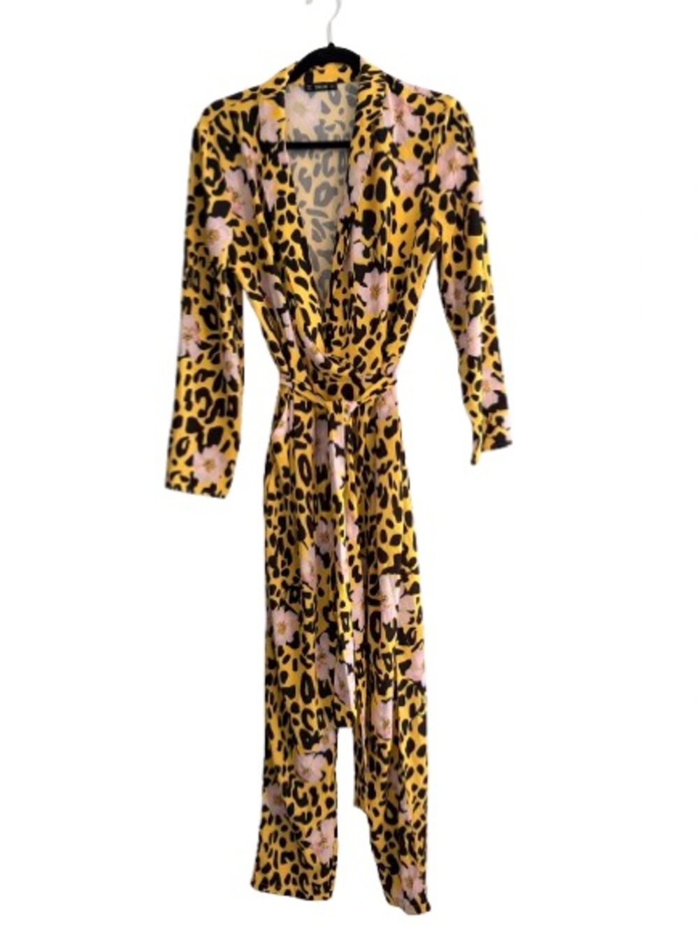 Floral and animal print jumpsuit